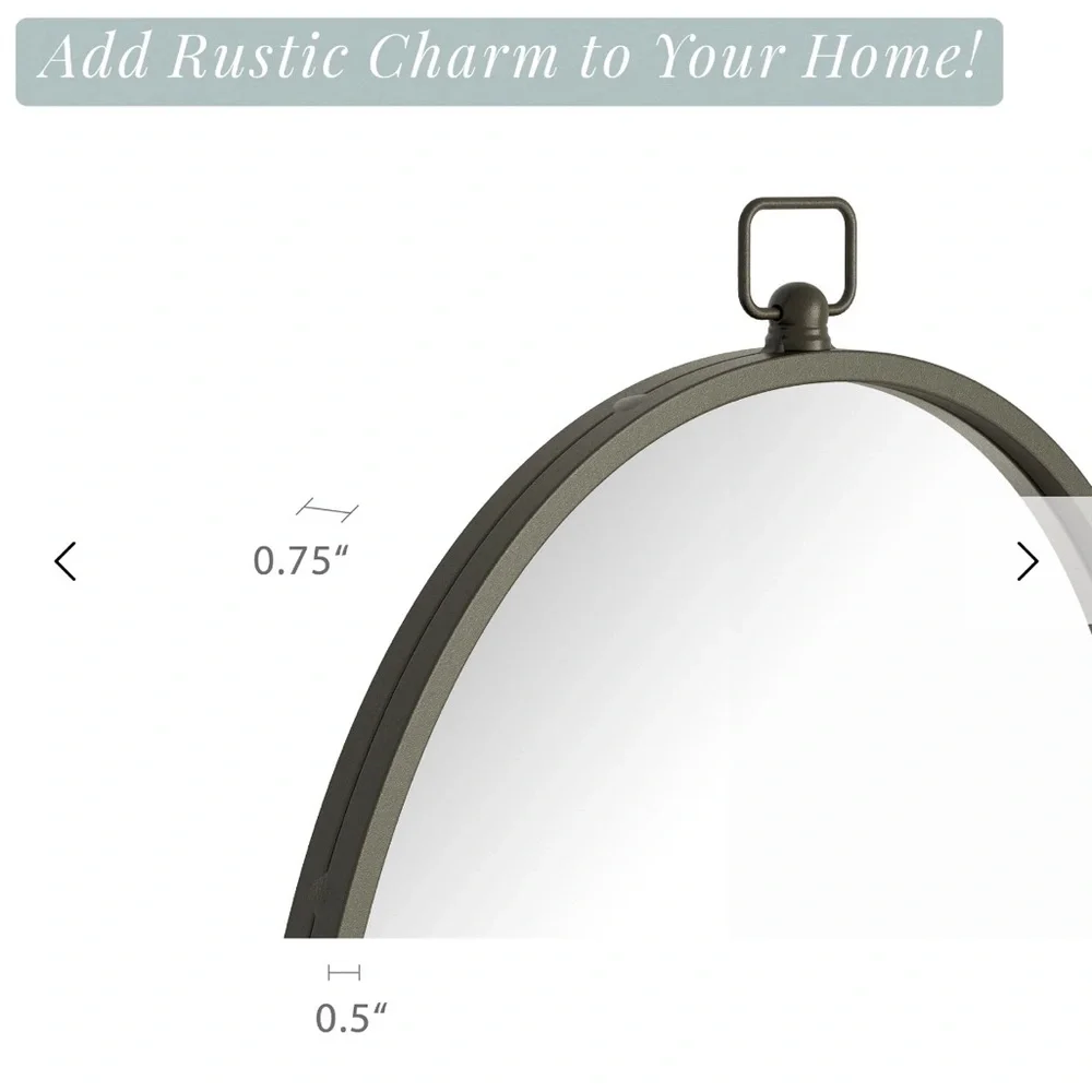 18x24 Oval Keyhole Mirror